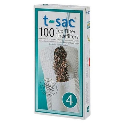 تي-ساك، فلتر شاي 4، 100 قطعة