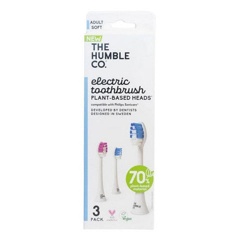 The Humble Co, Plant Based Electric Toothbrush Replacement Heads, 3 Count The Humble Co
