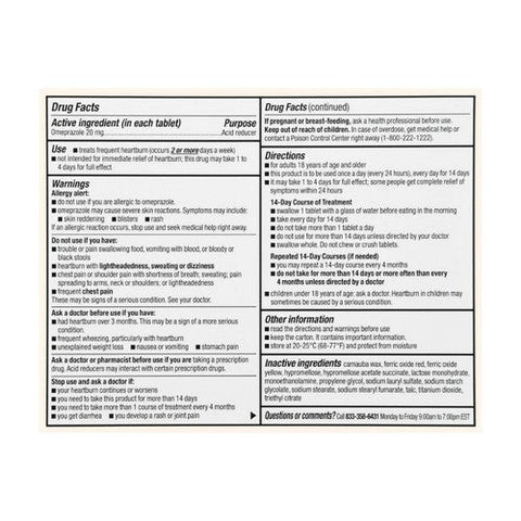 Foster And Thrive, Omeprazole Delayed Release, 20 Mg, 42 Tabs