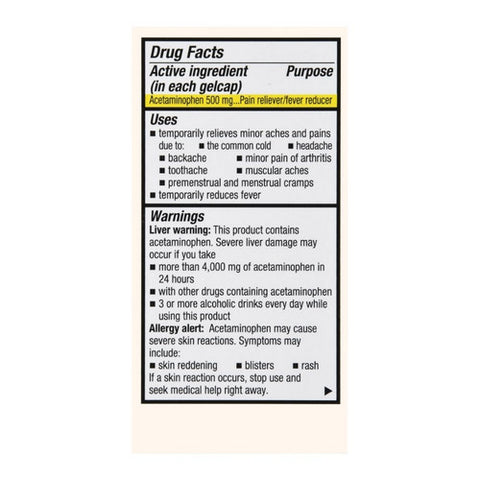 Foster And Thrive, Extra Strength Pain Relief, 500 Mg, 24 Caps