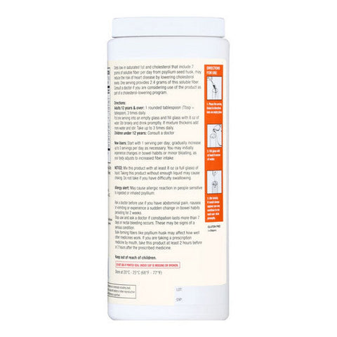 Foster And Thrive, Fiber Powder Original Texture Orange, 19 Oz