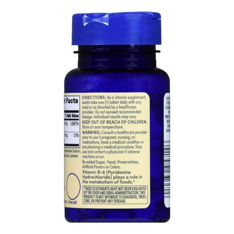 Foster And Thrive, Vitamin B-6, 100 Mg, 100 Tabs