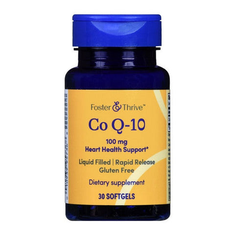 Foster And Thrive, Co Q-10 Rapid Release, 100 Mg, 30 Softgels Foster And Thrive