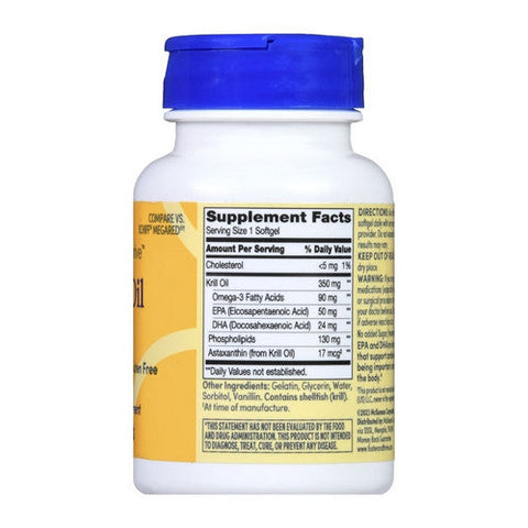 Foster And Thrive, Krill Oil, 350 Mg, 60 Softgels Foster And Thrive