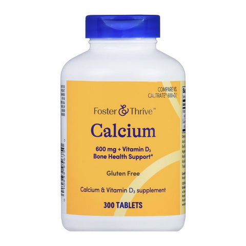 Calcium Plus Vitamion D3 300 Tabs by Foster And Thrive