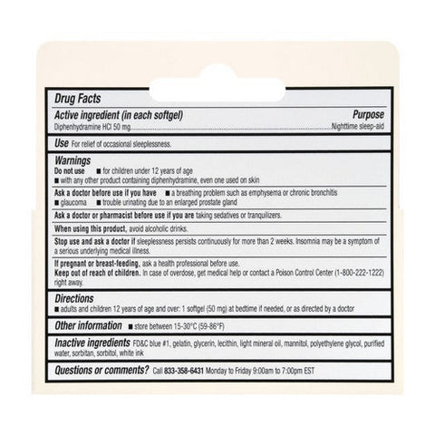 Foster And Thrive, Maximum Strength Sleep-Aid, 50 Mg, 32 Softgels