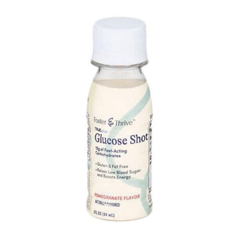 Foster And Thrive, Trueplus Glucose Shot Pomegranate, 2 Oz