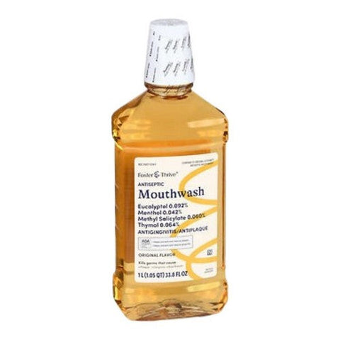 Foster And Thrive, Mouth Rinse Antiseptic, 33.8 Oz