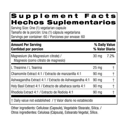 Bio Nutrition Inc, Emotional Wellbeing Wellness, 60 VegCaps