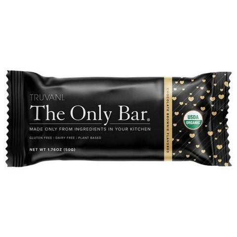 Truvani, Organic Bar Chocolate Brownie, 1.76 Oz (Case Of 12)