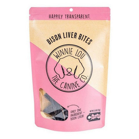 Winnie Lou, Biscon Liver Bites Dog Treats, 2.5 Oz (Case Of 6) Winnie Lou
