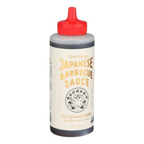Bachan's, Sweet Honey Japanese Barbecue Sauce, 17 Oz (Case Of 6)