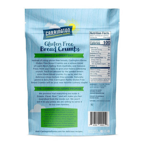 Carrington Farms, Keto Breadcrumbs Italian Seasoned, 7 Oz (Case Of 6)