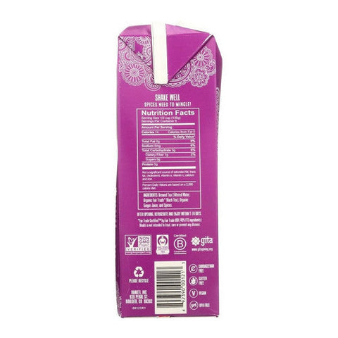 Bhakti Chai, Craft Brewed Chai Concentrate With Fresh Pressed Ginger, 32 Oz (Case Of 6)