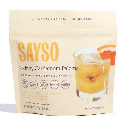 Sayso, Skinny Cardamom Paloma, 4.62 Oz (Case Of 6) Sayso