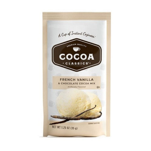 Cocoa Classics, French Vanilla And Chocolate Cocoa Mix, 1.25 Oz (Case Of 12) Cocoa Classics