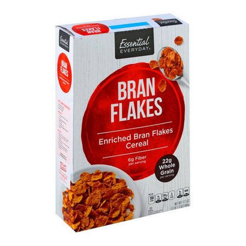 Enriched Bran Flake Cereal Box 17.3 Oz (Case Of 14) by Essential Everyday