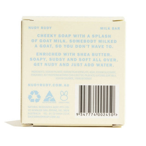 Nudy Rudy, Milk Soap Bar, 4.2 Oz