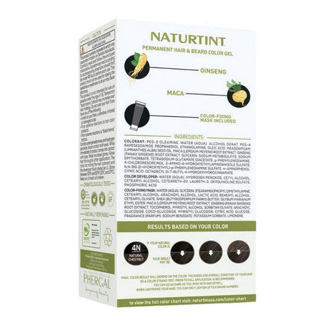 Naturtint, Men's Permanent Hair Color 4N Natural Chestnut, 5.75 Oz