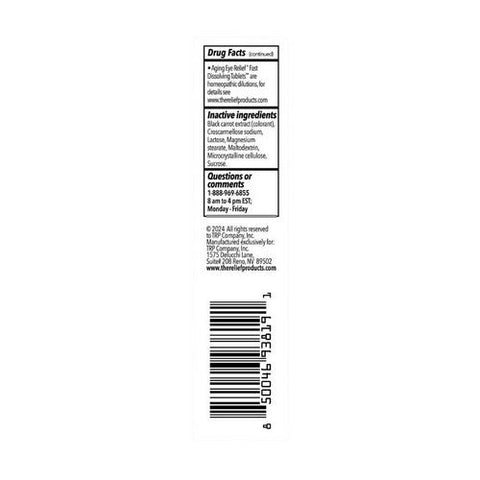 TRP Company, Aging Eye Relief Fast Dissolve Tablets, 48 Count