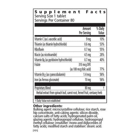 Salus, Salus Floradix Iron Plus Herbs, 80 Tablets