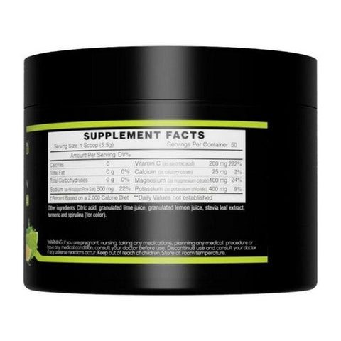 EC Sports, Hydrate Electrolyte Powder Lemon Lime, 277 Grams