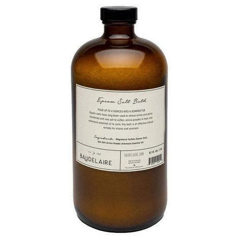 Baudelaire, Epsom Salt Apothecary Bath Soak, 40 Oz