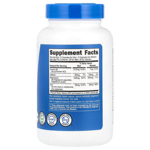 Nutricost, ZMA Capsules, 90 Caps