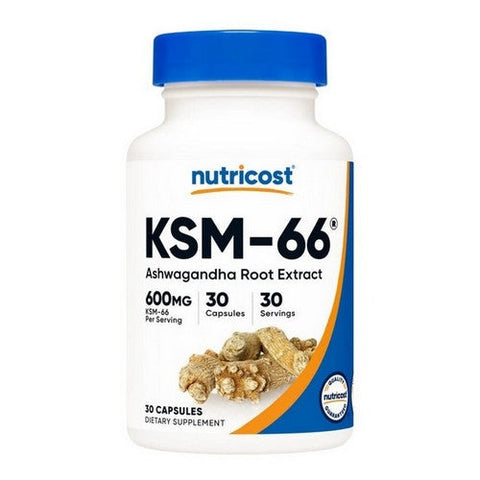 كبسولات نوتريكوست، KSM-66، 600 ملغ، 30 كبسولة
