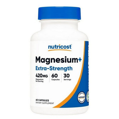 Nutricost, Magnesium+ Extra Strength Capsules, 420 Mg, 60 Count