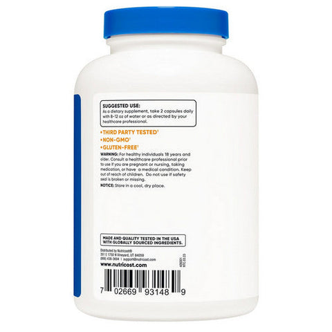 Nutricost, Fenugreek Seed, 675 Mg, 240 Caps