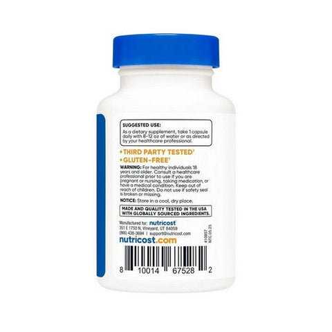 Nutricost, Tudca Capsules, 250 Mg, 30 Count