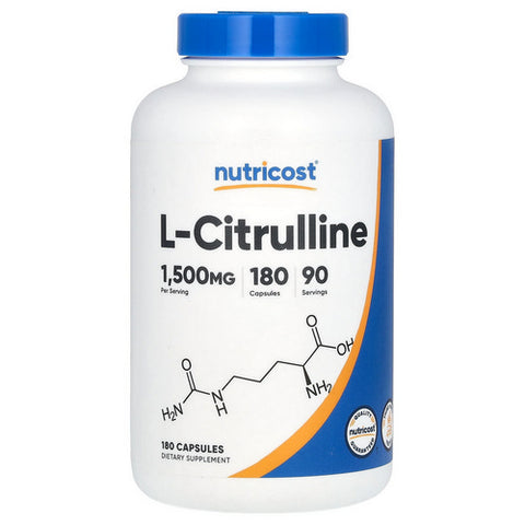 Nutricost, L-Citrulline Capsules, 1500 Mg, 120 Count Nutricost