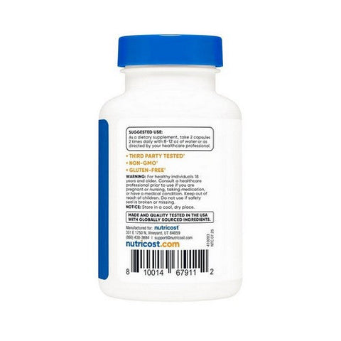 Nutricost, Alpha GPC Capsules, 600 Mg, 60 Count