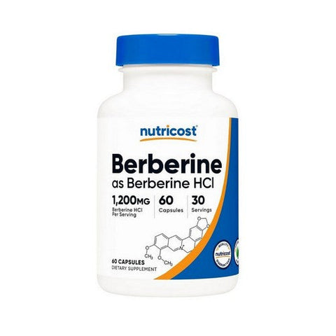 Nutricost, Berberine HCl, 1200 Mg, 60 Caps