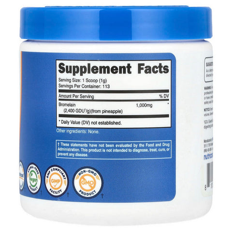 نوتريكوست، مسحوق بروميلين، 4 أونصة