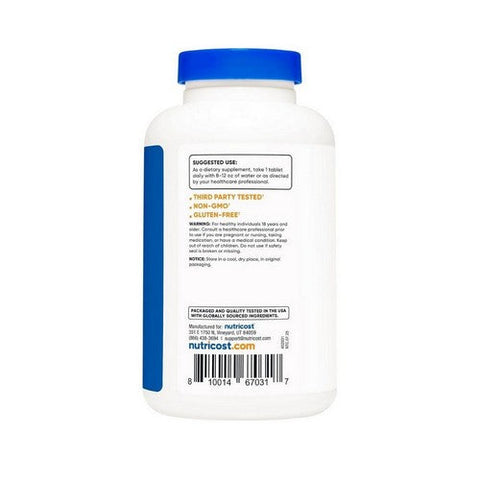 Nutricost, L-Arginine Tablets, 1000 Mg, 150 Count