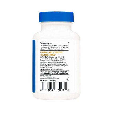 Nutricost, Beta Glucan 1,3/1,6, 500 Mg, 60 Count Nutricost