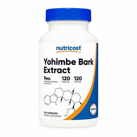 Nutricost, Yohimbe Bark Extract, 9 Mg, 120 Caps Nutricost