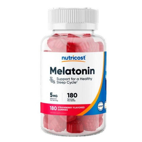 نوتريكوست، علكات الميلاتونين، 5 ملغ، 180 حبة