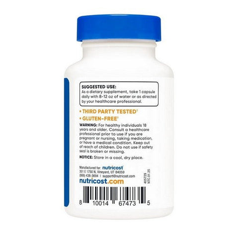 Nutricost, Potassium Iodide, 65 Mg, 90 Caps Nutricost