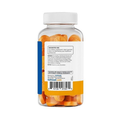 Nutricost, Turmeric Gummies Citrus, 2000 Mg, 120 Count
