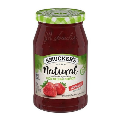Natural Strawberry Fruit Spread 17.2 Oz (Case Of 8) by Smucker's