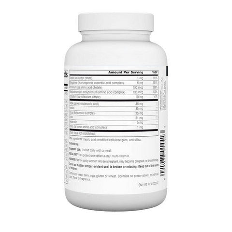 Source Naturals, Mega-One Multi-Vitamin Iron Free, 90 Tabs Source Naturals