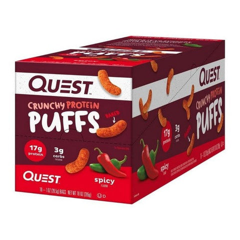 Quest Nutrition, Spicy Crunchy Protein Puffs, 1 Oz (Pack Of 10) Quest Nutrition