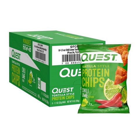 Quest Nutrition, Quest Tortilla Chip Chili Lime, 1.1 Oz (Pack Of 8) Quest Nutrition