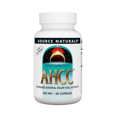 سورس ناتشورالز، AHCC مع بيوبيرين، 60 كبسولة