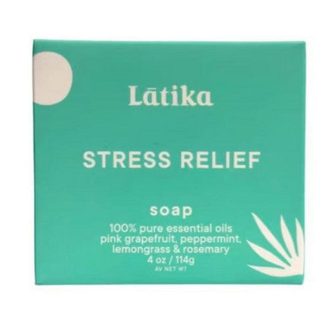 Latika Soap, Bar Soap Stress Relief, 4 Oz Latika Soap