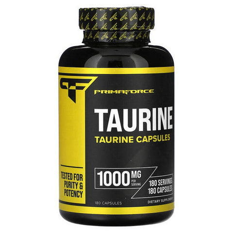 Primaforce, Taurine Capsules, 1000 Mg, 180 Caps Primaforce