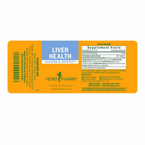 Herb Pharm, Liver Health, 4 Oz Herb Pharm